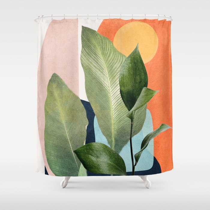 Nature Geometry VII Shower Curtain Gallery Image 1