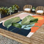 Nature Geometry VII Outdoor Rug Gallery Image 2