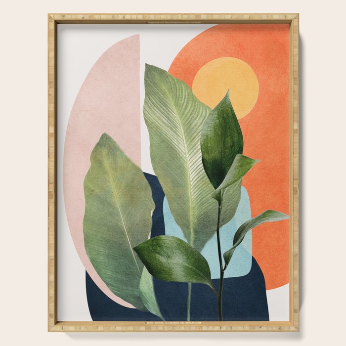 Nature Geometry VII Serving Tray Gallery Image 1