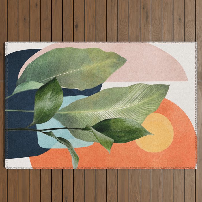 Nature Geometry VII Outdoor Rug Gallery Image 2