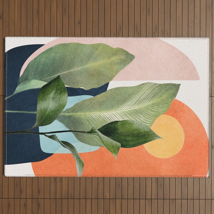 Nature Geometry VII Outdoor Rug Gallery Image 4