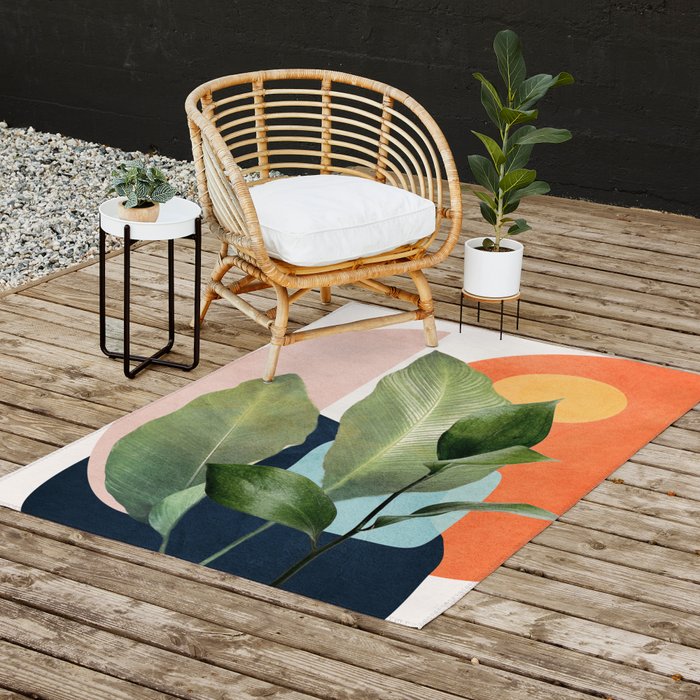 Nature Geometry VII Outdoor Rug Gallery Image 2
