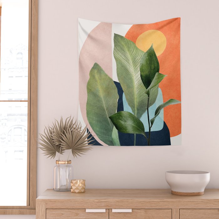 Nature Geometry VII Wall Tapestry Gallery Image 2