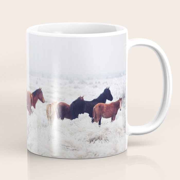 Winter Horseland Coffee Mug Gallery Image 1