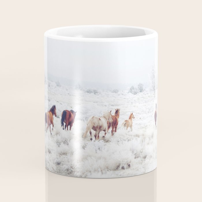Winter Horses Coffee Mug Gallery Image 4