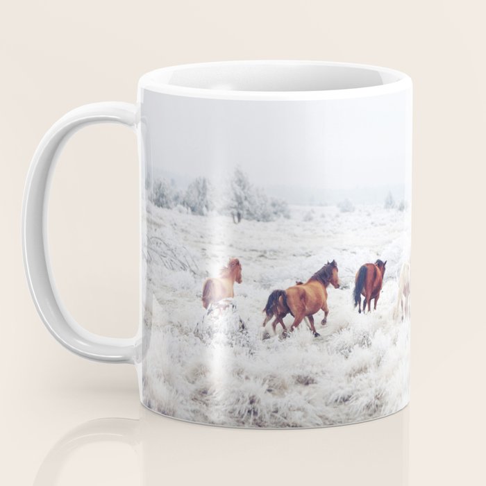 Winter Horses Coffee Mug Gallery Image 3