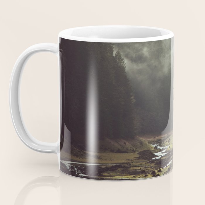 Foggy Forest Creek Coffee Mug Gallery Image 3