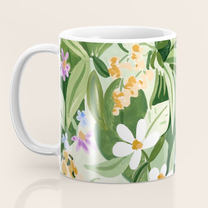 Dog and Wildflowers Coffee Mug Gallery Image 3
