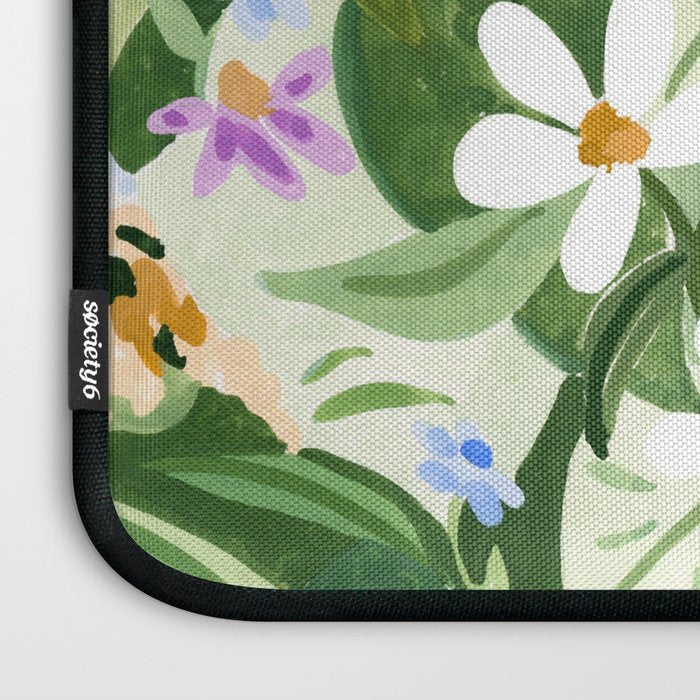 Dog and Wildflowers Laptop Sleeve Gallery Image 3