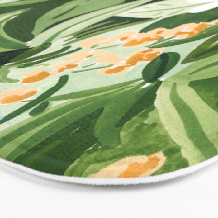 Dog and Wildflowers Bath Mat Gallery Image 3