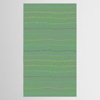 Minimal Doodle Dots in Sage Green Tablecloth Gallery Image 2