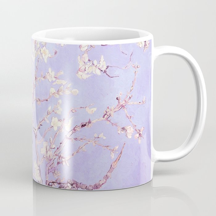 Vincent Van Gogh Almond Blossoms  Lavender Coffee Mug Gallery Image 1