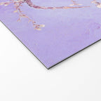 Vincent Van Gogh Almond Blossoms  Lavender Welcome Mat Gallery Image 2