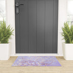 Vincent Van Gogh Almond Blossoms  Lavender Welcome Mat Gallery Image 3
