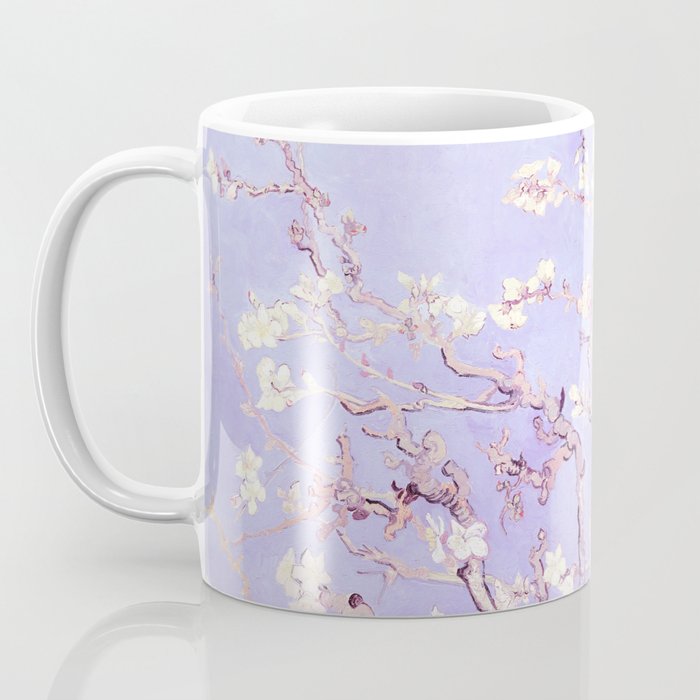 Vincent Van Gogh Almond Blossoms  Lavender Coffee Mug Gallery Image 3