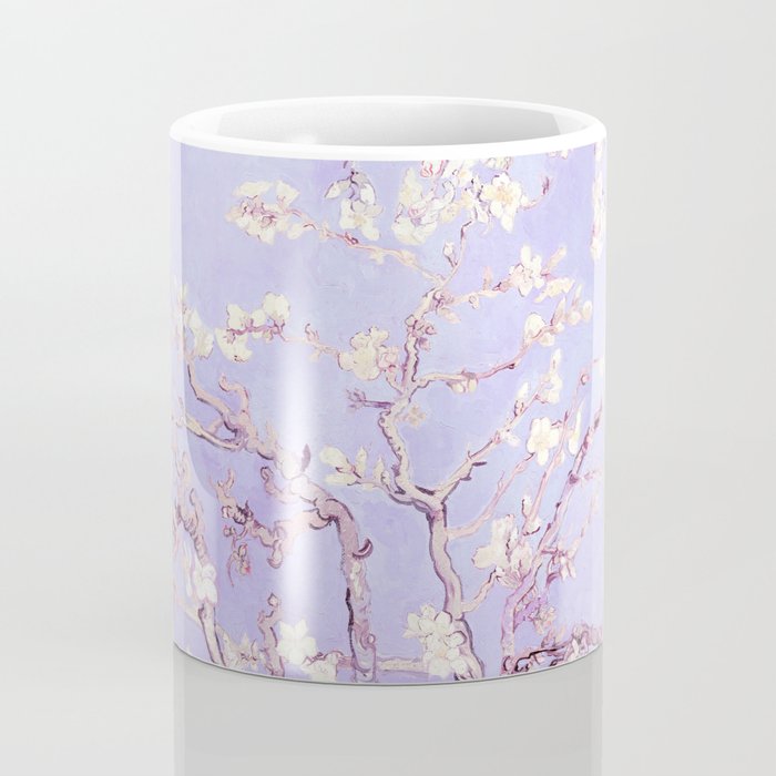 Vincent Van Gogh Almond Blossoms  Lavender Coffee Mug Gallery Image 4