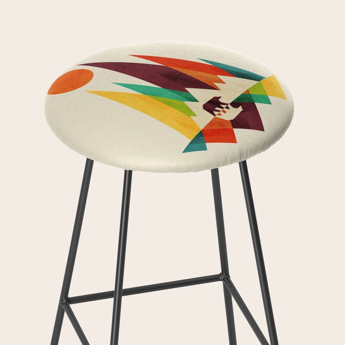 Bear In Whimsical Wild Stool Gallery Image 2