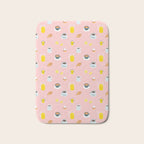 Retro breakfast coffee food pattern Bath Mat Gallery Image 1