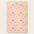 Retro breakfast coffee food pattern Cutting Board Gallery Image 1