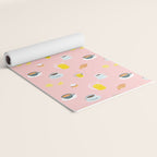 Retro breakfast coffee food pattern Yoga Mat Gallery Image 2