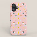 Retro breakfast coffee food pattern iPhone Case Gallery Image 1