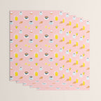Retro breakfast coffee food pattern Wrapping Paper Gallery Image 3