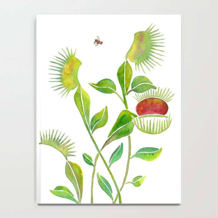 Venus Fly Trap Watercolor Notebook Gallery Image 4
