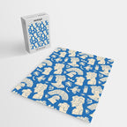 Ancient blue greek statue doodle pattern Jigsaw Puzzle Gallery Image 2