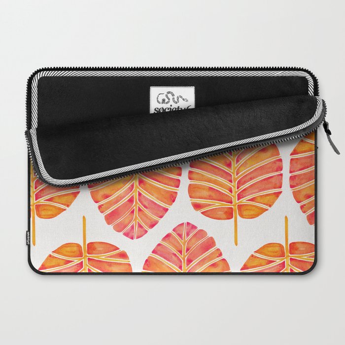 Elephant Ear Alocasia - Peach Palette Laptop Sleeve Gallery Image 2