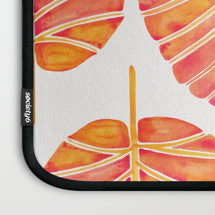 Elephant Ear Alocasia - Peach Palette Laptop Sleeve Gallery Image 3