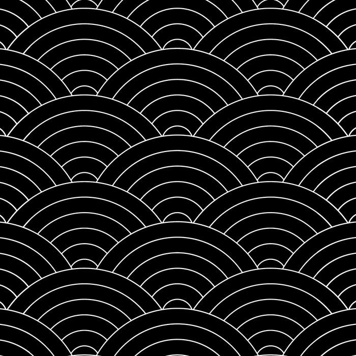 Waves (Black) Coffee Mug Gallery Image 2