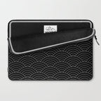 Waves (Black) Laptop Sleeve Gallery Image 2