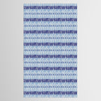 Wiggle Lines - Blue Color Tablecloth Gallery Image 2