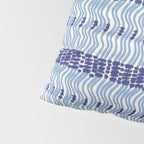 Wiggle Lines - Blue Color Pillow Sham Gallery Image 4