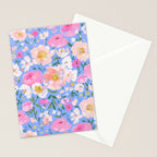 Periwinkle Garden Stationery Card Gallery Image 2