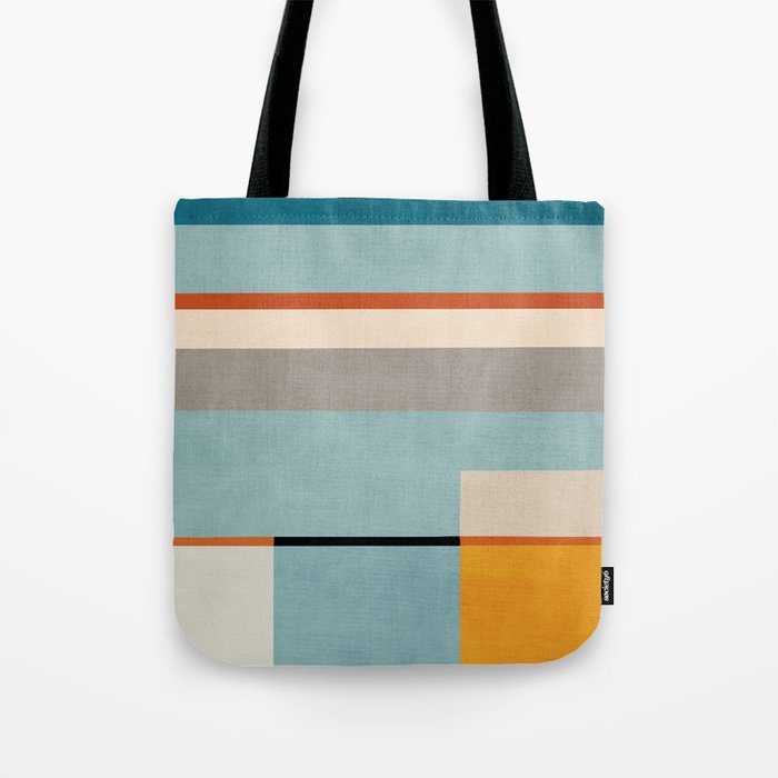 Geometric Minimalist Modern Artwork Tote Bag Gallery Image 1
