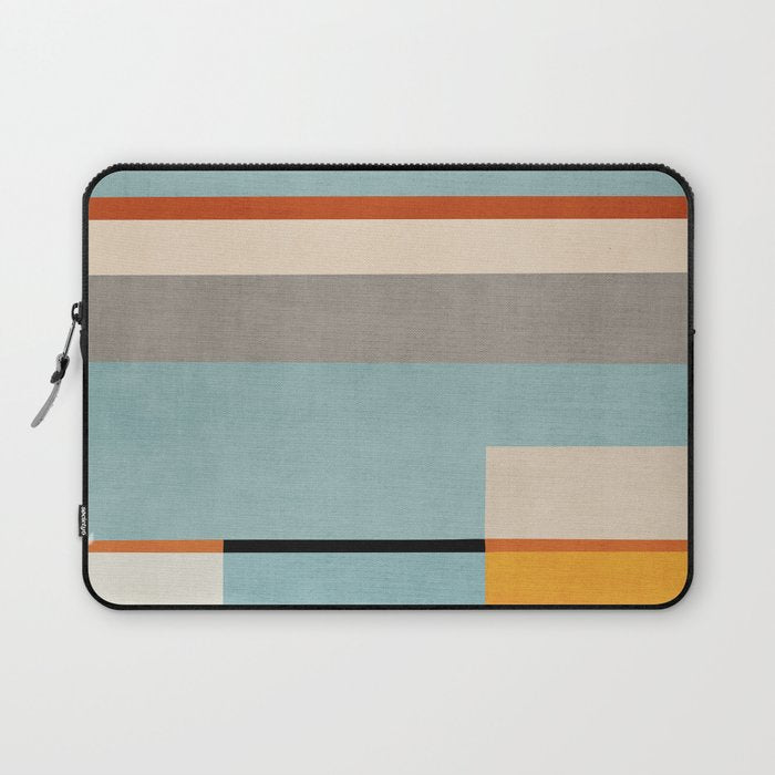 Geometric Minimalist Modern Artwork Laptop Sleeve Gallery Image 1