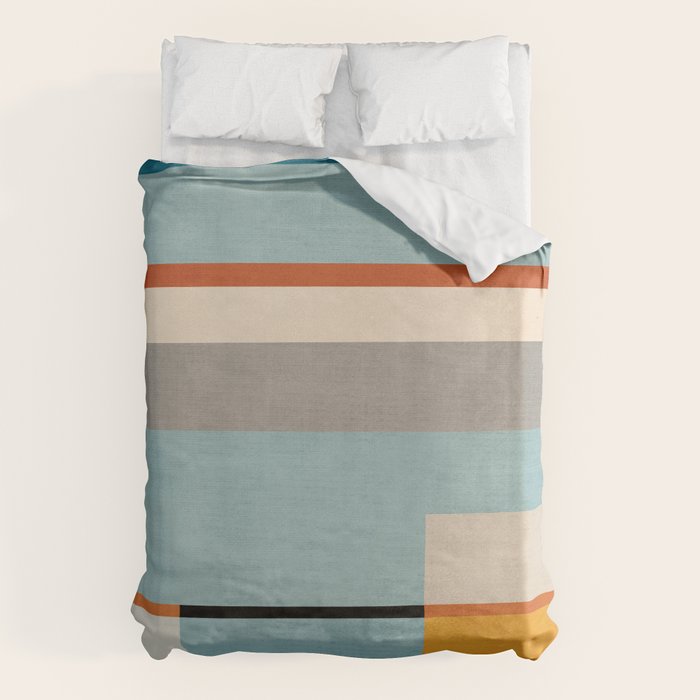 Geometric Minimalist Modern Artwork Duvet Cover Gallery Image 1
