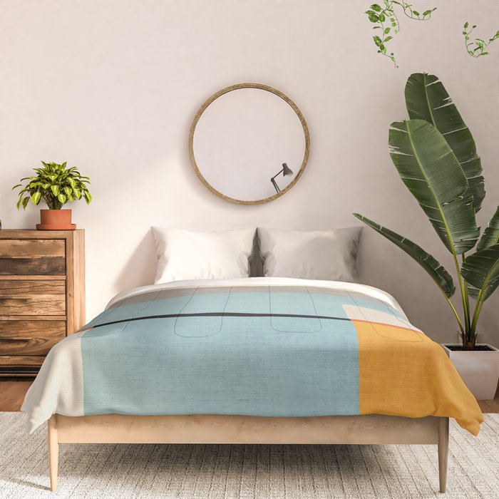 Geometric Minimalist Modern Artwork Comforter Gallery Image 3