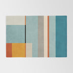 Geometric Minimalist Modern Artwork Rug Gallery Image 2