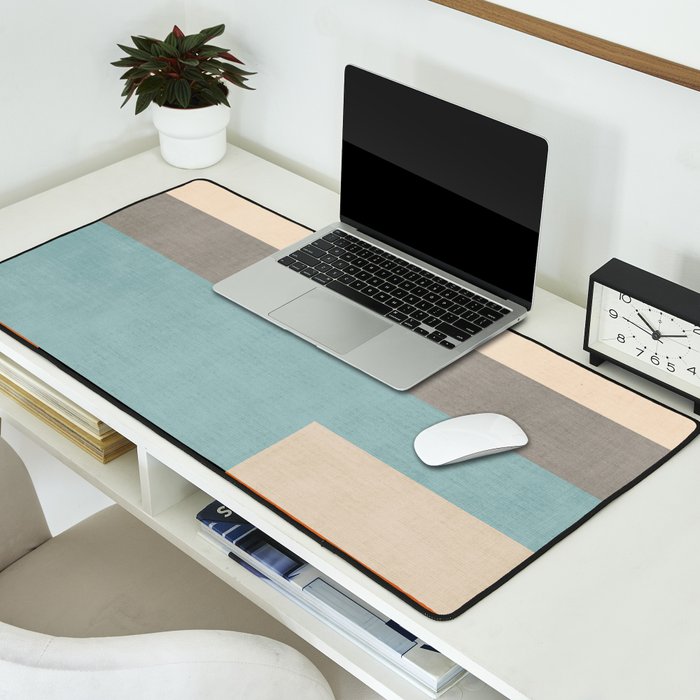 Geometric Minimalist Modern Artwork Desk Mat Gallery Image 2