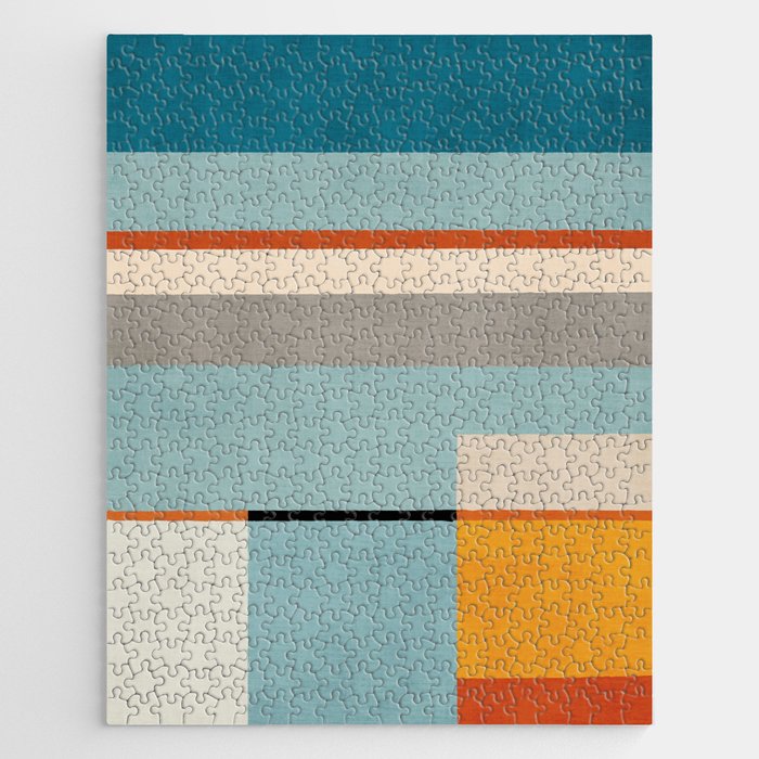 Geometric Minimalist Modern Artwork Jigsaw Puzzle Gallery Image 1
