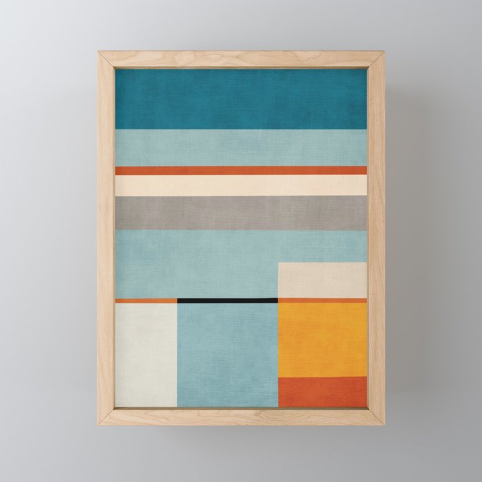 Geometric Minimalist Modern Artwork Mini Art Print Gallery Image 1