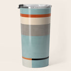 Geometric Minimalist Modern Artwork Travel Mug Gallery Image 3