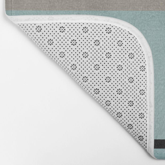 Geometric Minimalist Modern Artwork Bath Mat Gallery Image 2