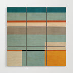 Geometric Minimalist Modern Artwork Wood Wall Art Gallery Image 1