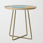 Geometric Minimalist Modern Artwork Side Table Gallery Image 1