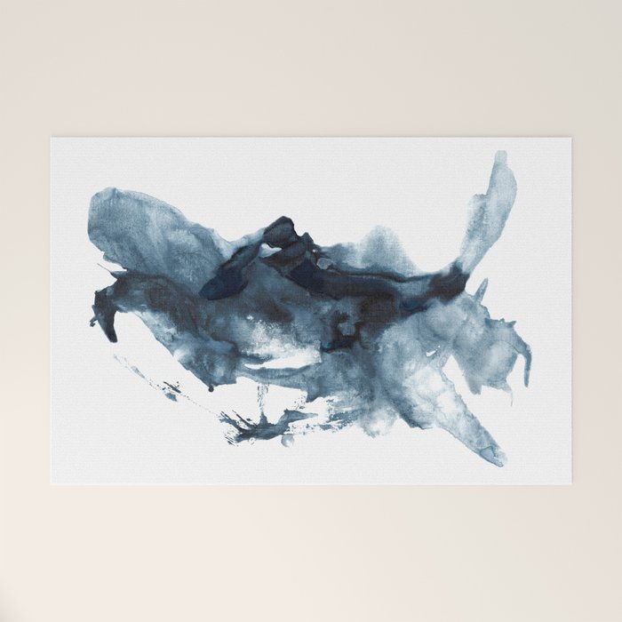 Indigo Depths No. 4 Welcome Mat Gallery Image 1