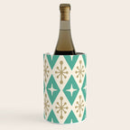 Mid Century Modern Atomic Triangle Pattern 105 Wine Chiller Gallery Image 2