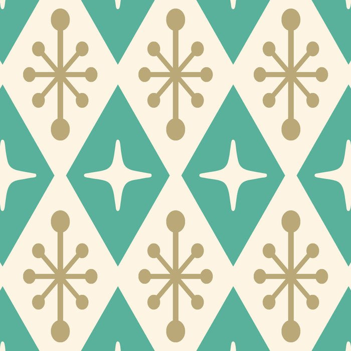 Mid Century Modern Atomic Triangle Pattern 105 Coffee Mug Gallery Image 2